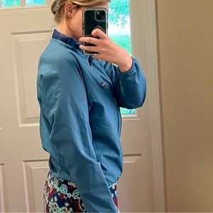 Patagonia windbreaker, teal